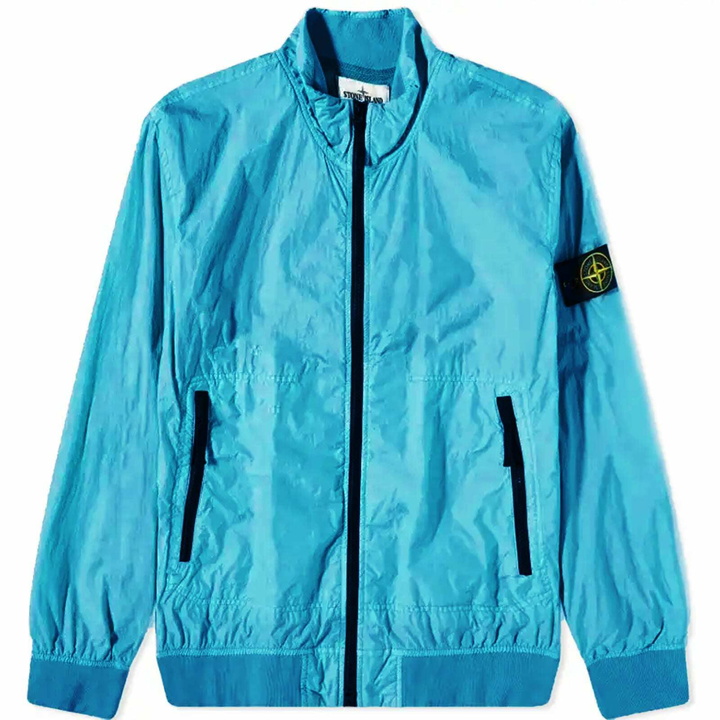 Photo: Stone Island Men's Crinkle Reps Jacket in Turquiose