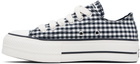 Converse Navy & White Chuck Taylor All Star Gingham Sneakers