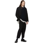 Comme des Garcons Homme Black Serge Trousers