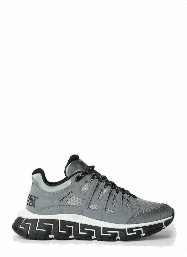 Photo: Versace - Trigreca Sneakers in Grey