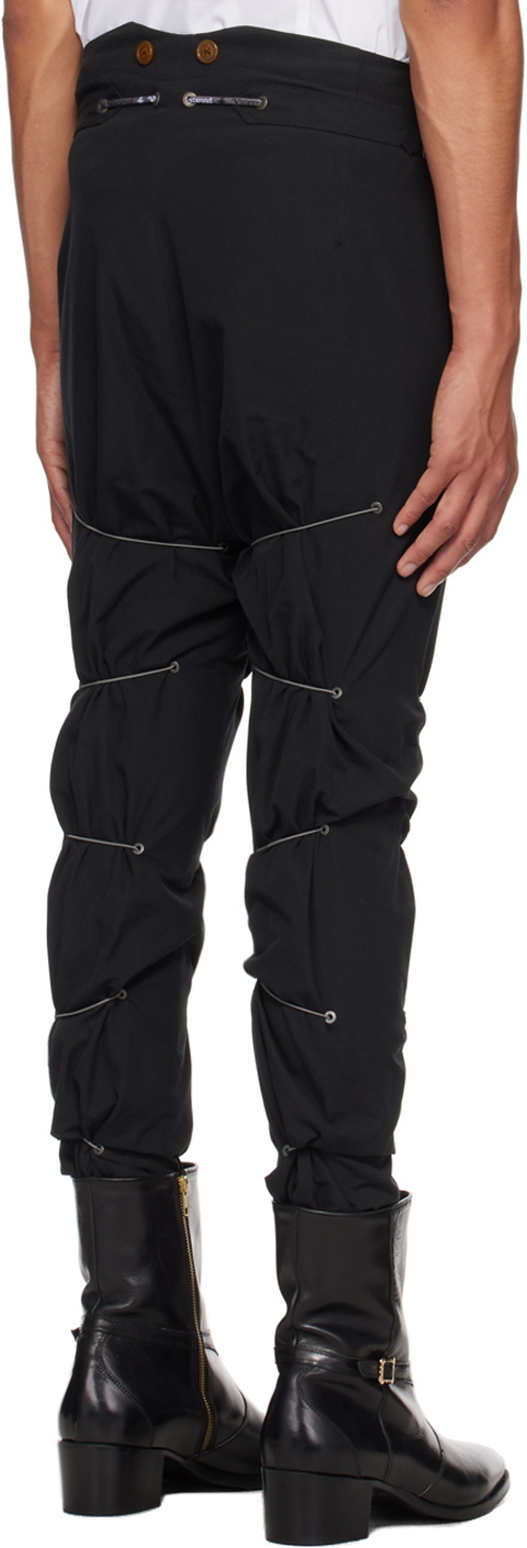 Vivienne Westwood Black Drawstring Trousers Vivienne Westwood vivienne-westwood-black-drawstring-trousers-vivienne-westwood