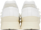 424 White Paneled Sneakers