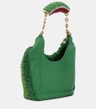 Loewe Squeeze Fruit Mini beaded leather tote bag