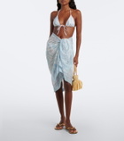 Pucci Orchidee cotton beach cover-up