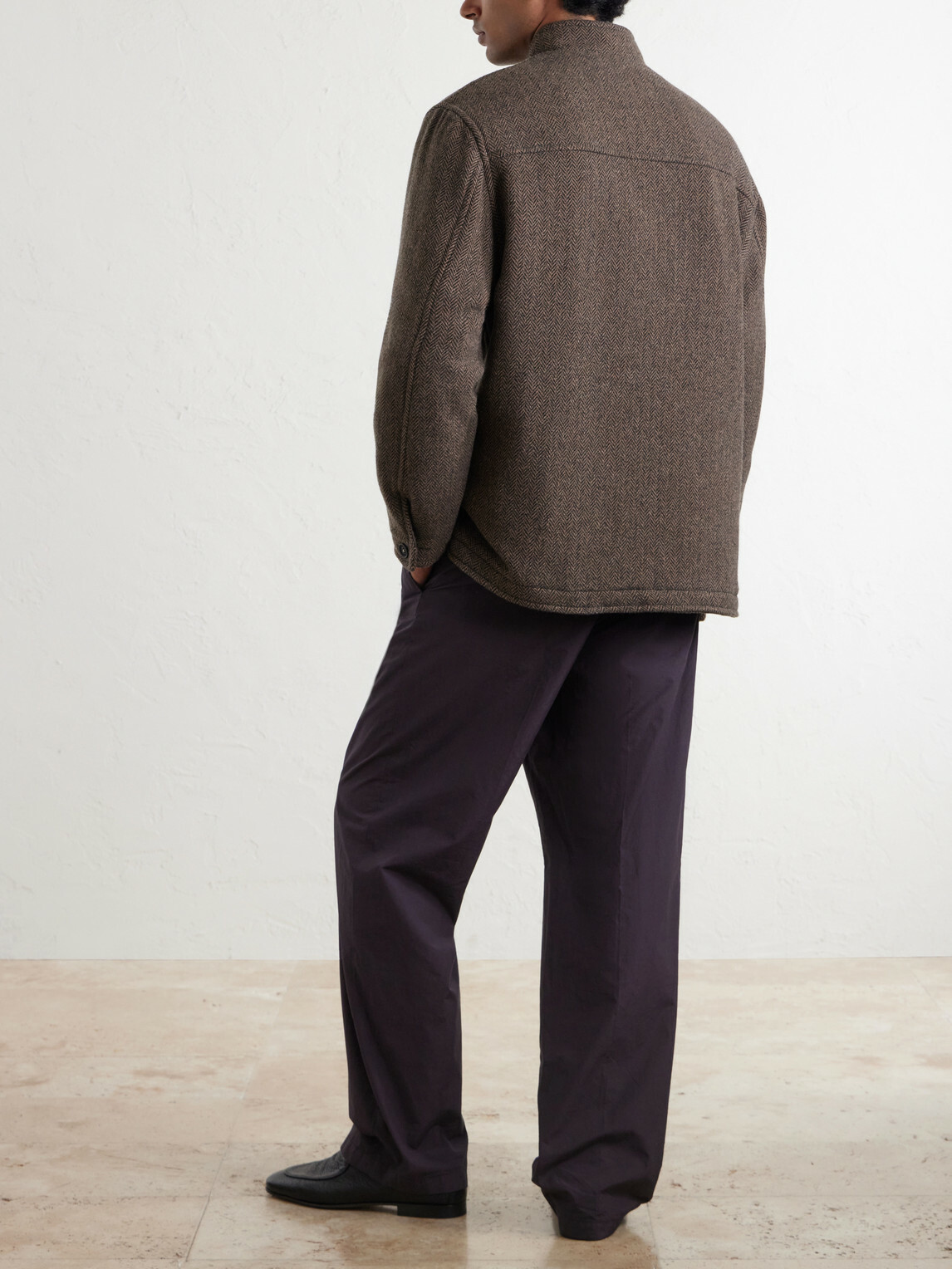 Massimo Alba - Chevrolet Reversible Herringbone Wool-Blend Jacket - Brown