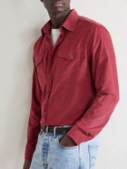 Caruso - Cotton-Corduroy Shirt - Red