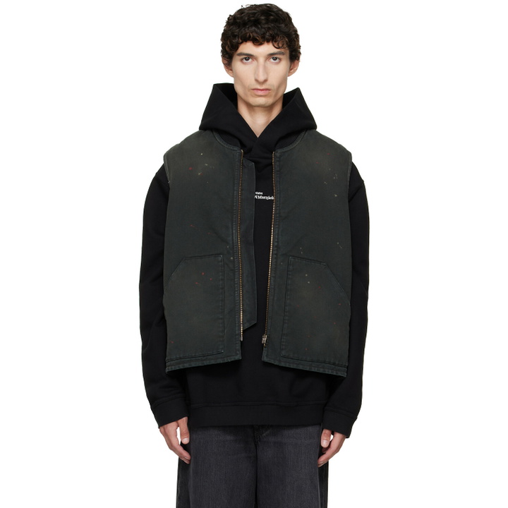 Photo: Maison Margiela Black Workwear Vest