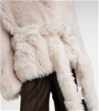 The Mannei Rioni oversized shearling jacket