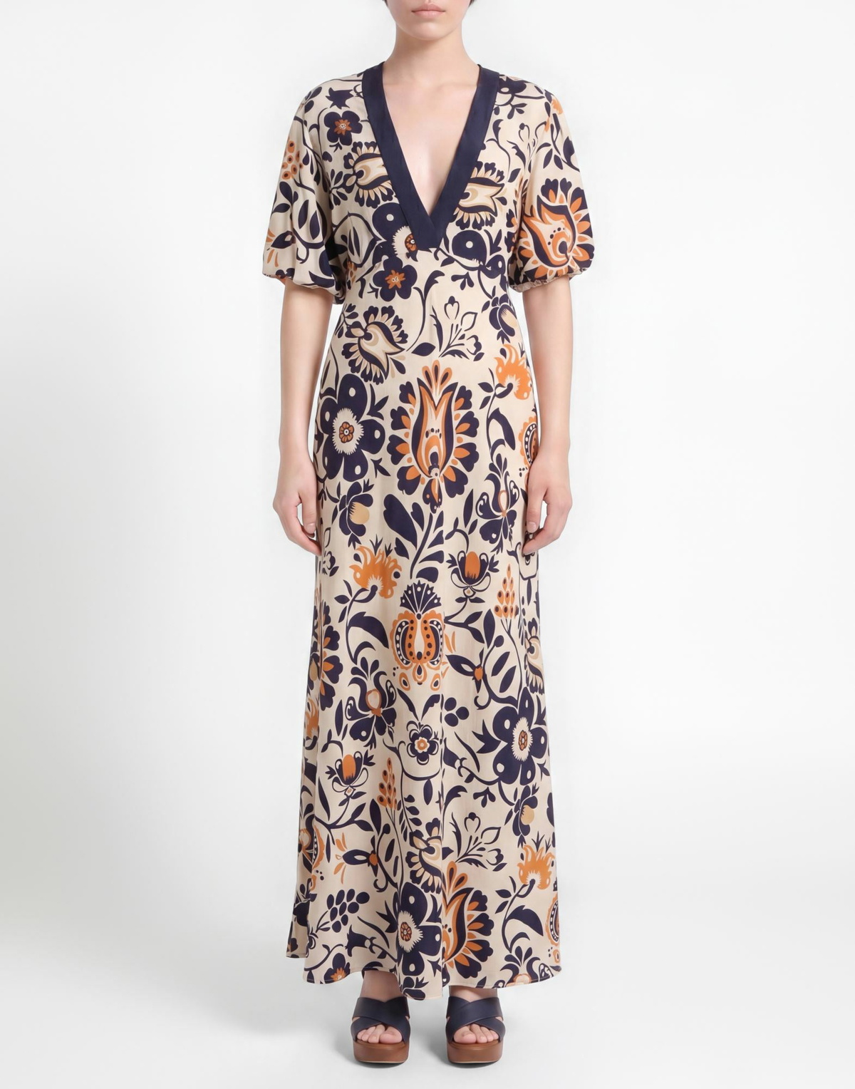 La Doublej Womens Maxi dress in Off white