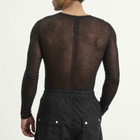Rick Owens Men's Fine Knit Dennis Sheer Top in Black