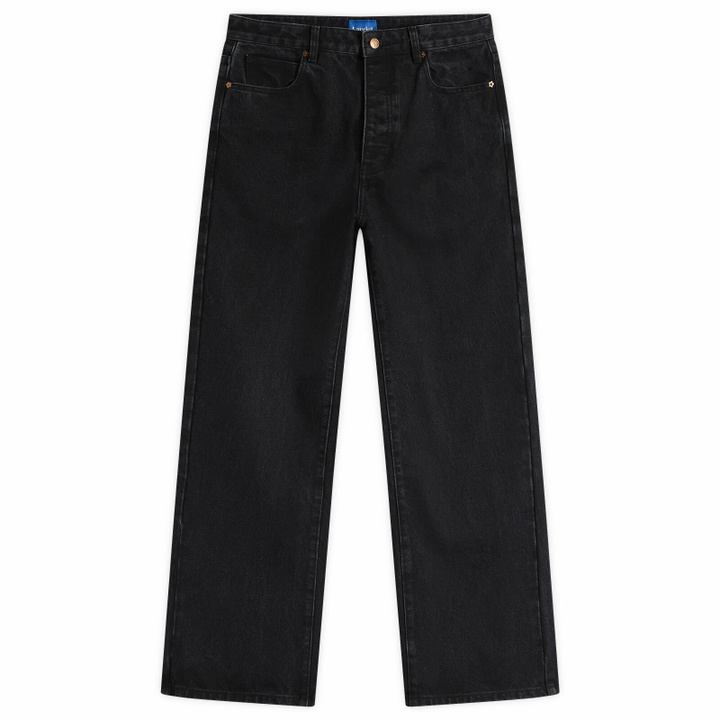 Photo: Larriet Men's Walé Wide Leg Jean in Black