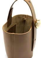 Loewe Pebble Mini Leather Bucket bag - Tan - One Size
