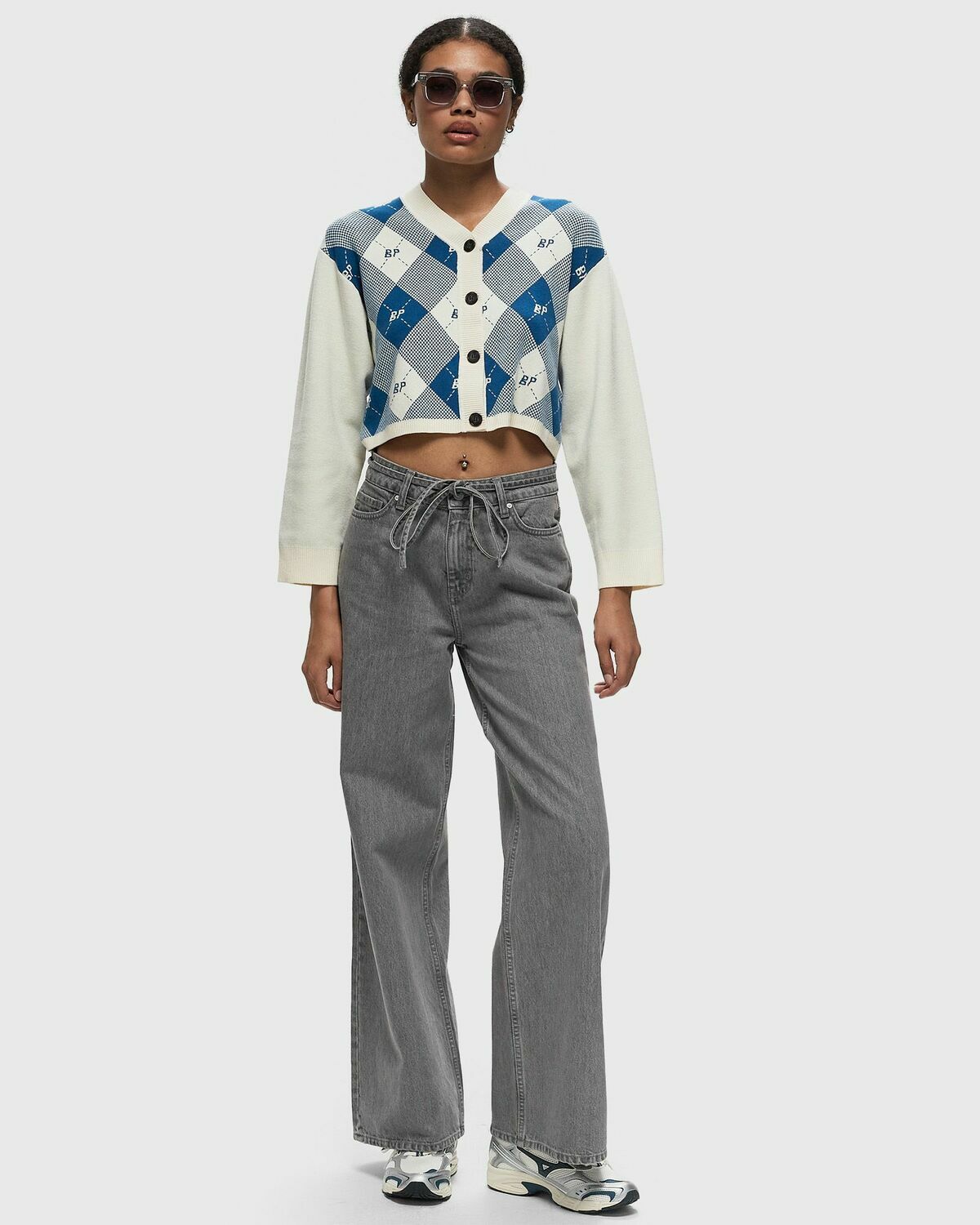 Baum Und Pferdgarten Cornelie Cardigan Blue/White Zippers & Cardigans