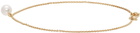 Sophie Bille Brahe Gold Akoya Pearl Palme De Pied Anklet