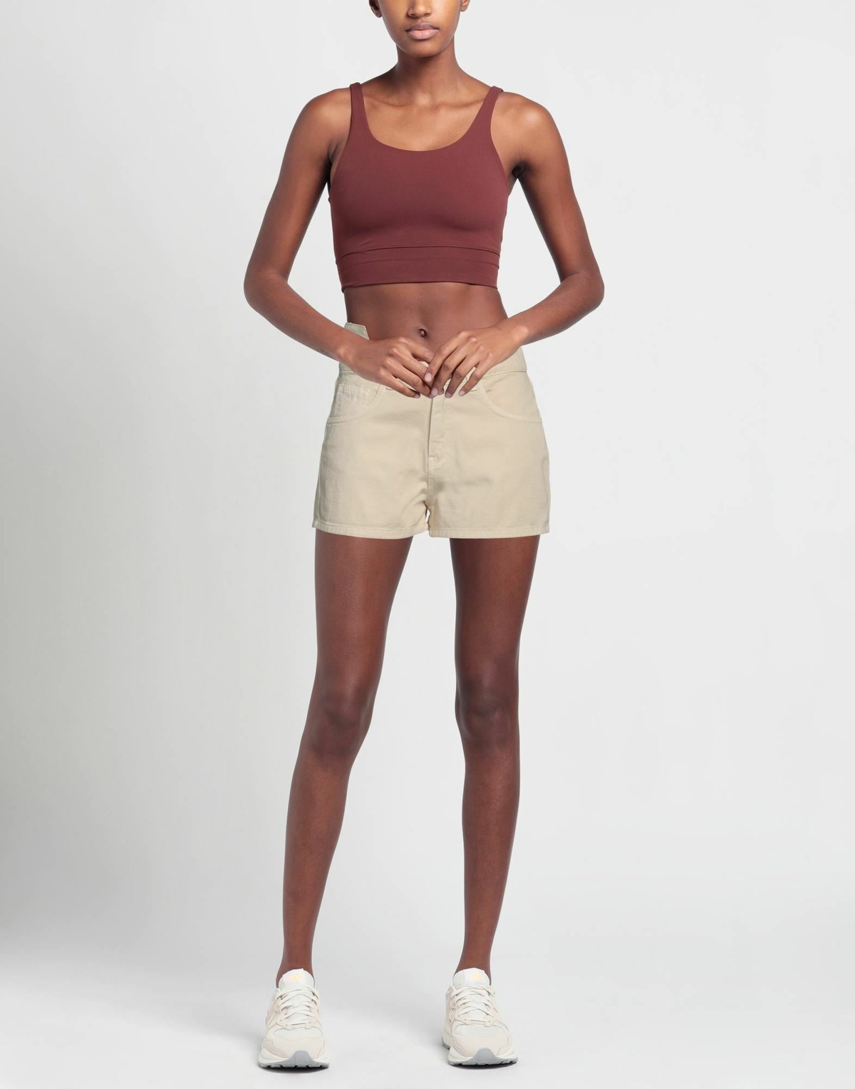 Jijil Womens Shorts & Bermuda Shorts in Beige