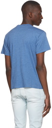 Dsquared2 Blue Cotton & Polyester T-Shirt