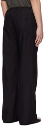 Aviva Jifei Xue Black Drawstring Trousers