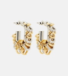 Rabanne Punk XL Link Small embellished earrings
