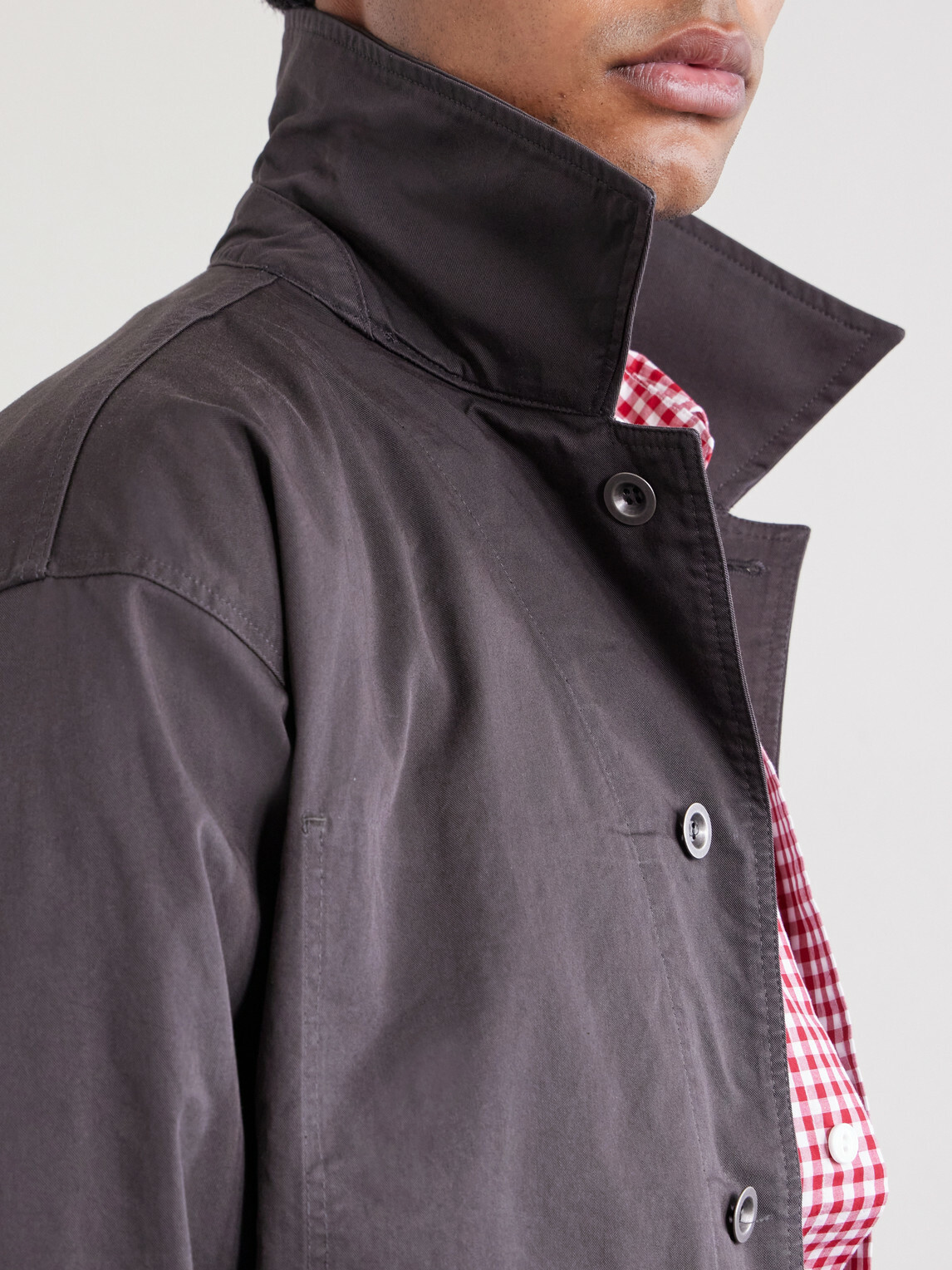 FrizmWORKS - Relaxed Coverall Cotton-Blend Twill Blouson Jacket - Gray