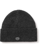 Snow Peak - Logo-Appliquéd Mélange Shetland Wool Beanie