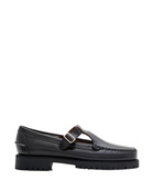 Sebago Georgina Lug Leather Loafer With T-bar
