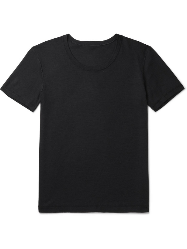 Photo: YINDIGO AM - Wool T-Shirt - Black - XL