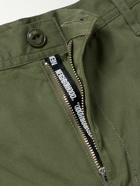 Neighborhood - Tapered Cotton and Nylon-Blend Cargo Trousers - Green