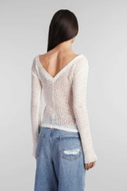 Séfr Maeve Top Topwear In Beige Wool