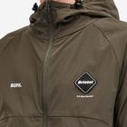 F.C. Real Bristol Men's 4Way Stretch Ventilation Anthem Jacket in Khaki