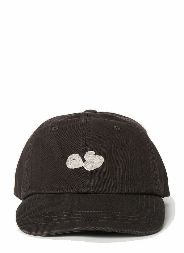 Photo: Embroidered Baseball Cap in Black