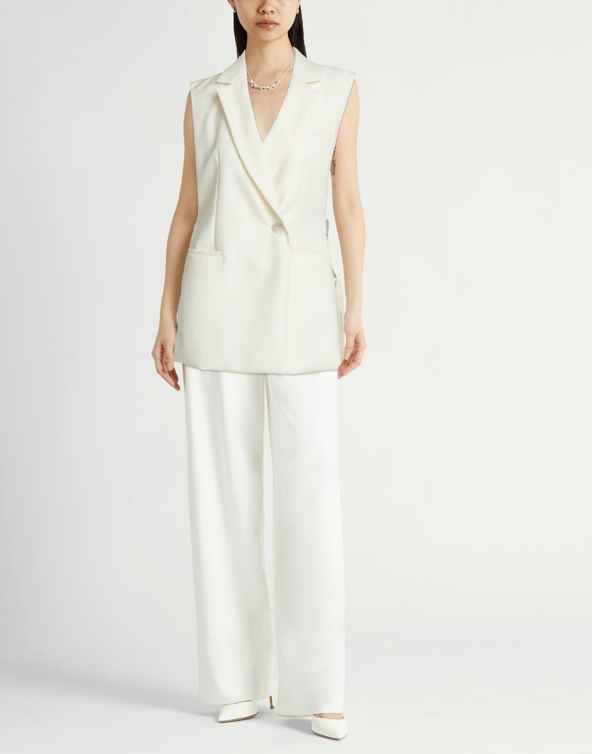 Peserico Womens Blazer Cream