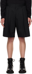 Dsquared2 Black 2 Pleats Surf Shorts