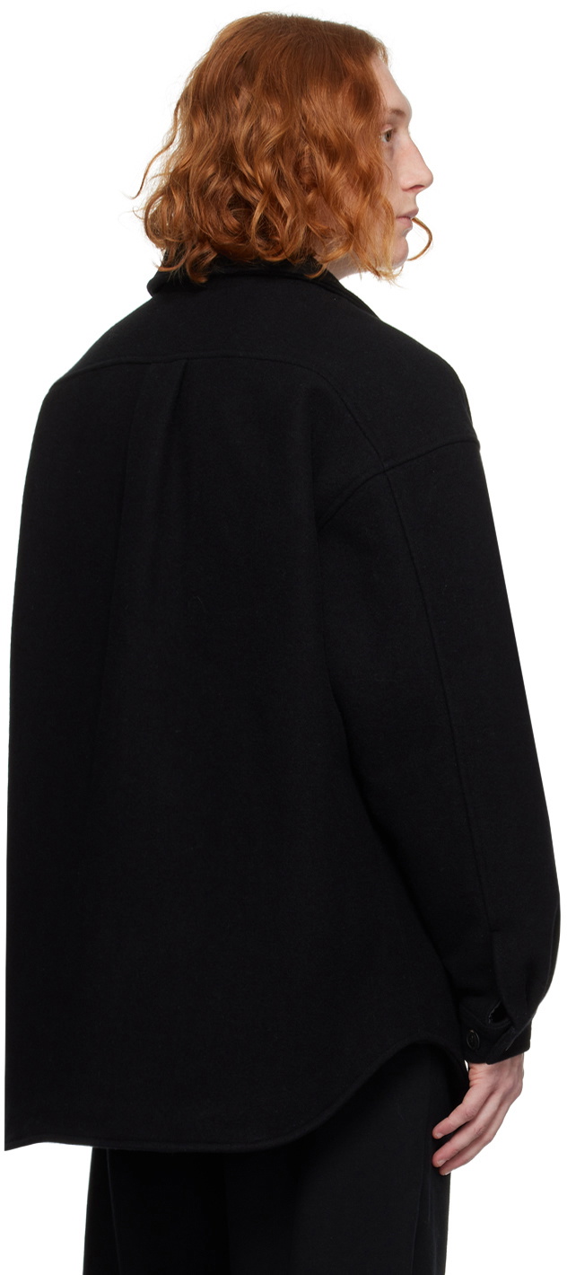 Lownn Black Felted Jacket