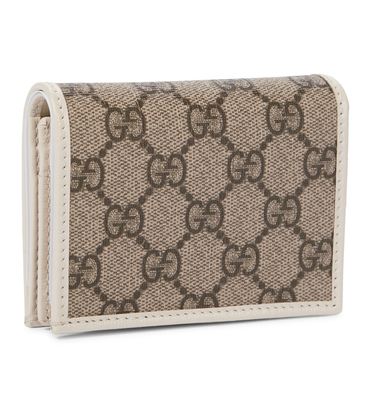 Gucci - Gucci Horsebit 1955 leather-trimmed wallet Gucci
