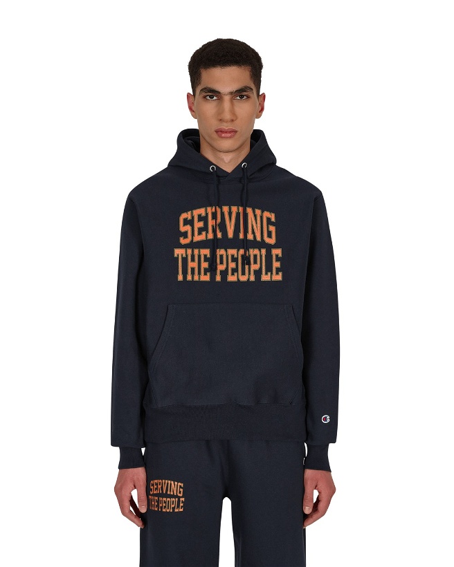 Photo: Serving The People Collegiate Hooded Sweatshirt