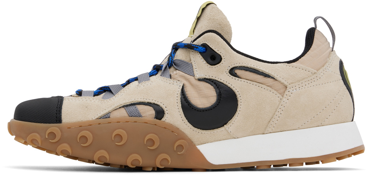 Marine Serre Beige Metal Free Leather MS Rise II Sneakers