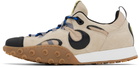 Marine Serre Beige Metal Free Leather MS Rise II Sneakers