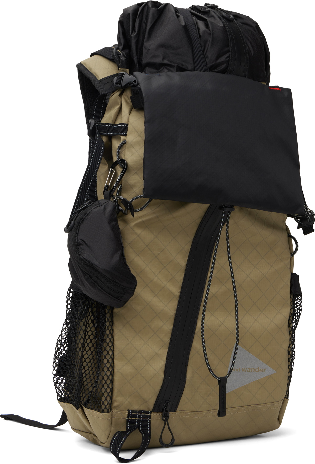 and wander Khaki ECOPAK 30L Backpack and Wander