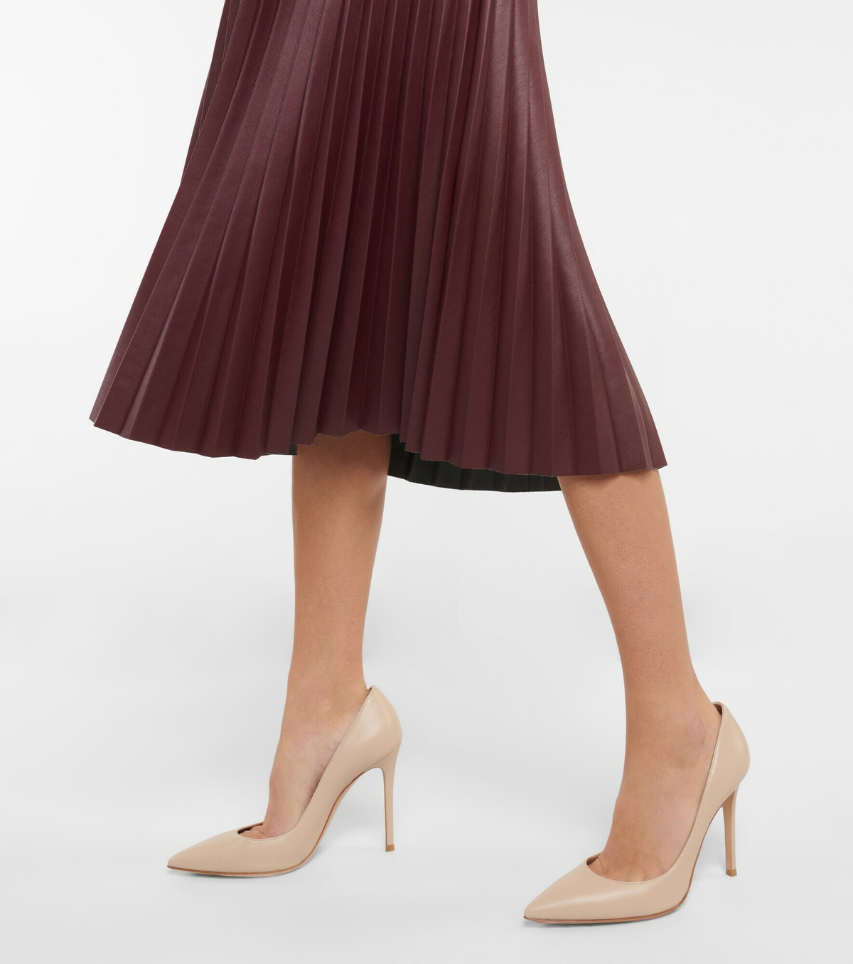 gianvito rossi 105 leather pumps