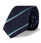 Paul Smith - 6cm Striped Silk Tie - Blue