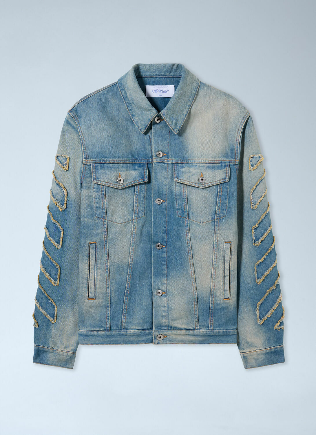 Off-White Diagonal Raw Patch 90S Skate Jeans