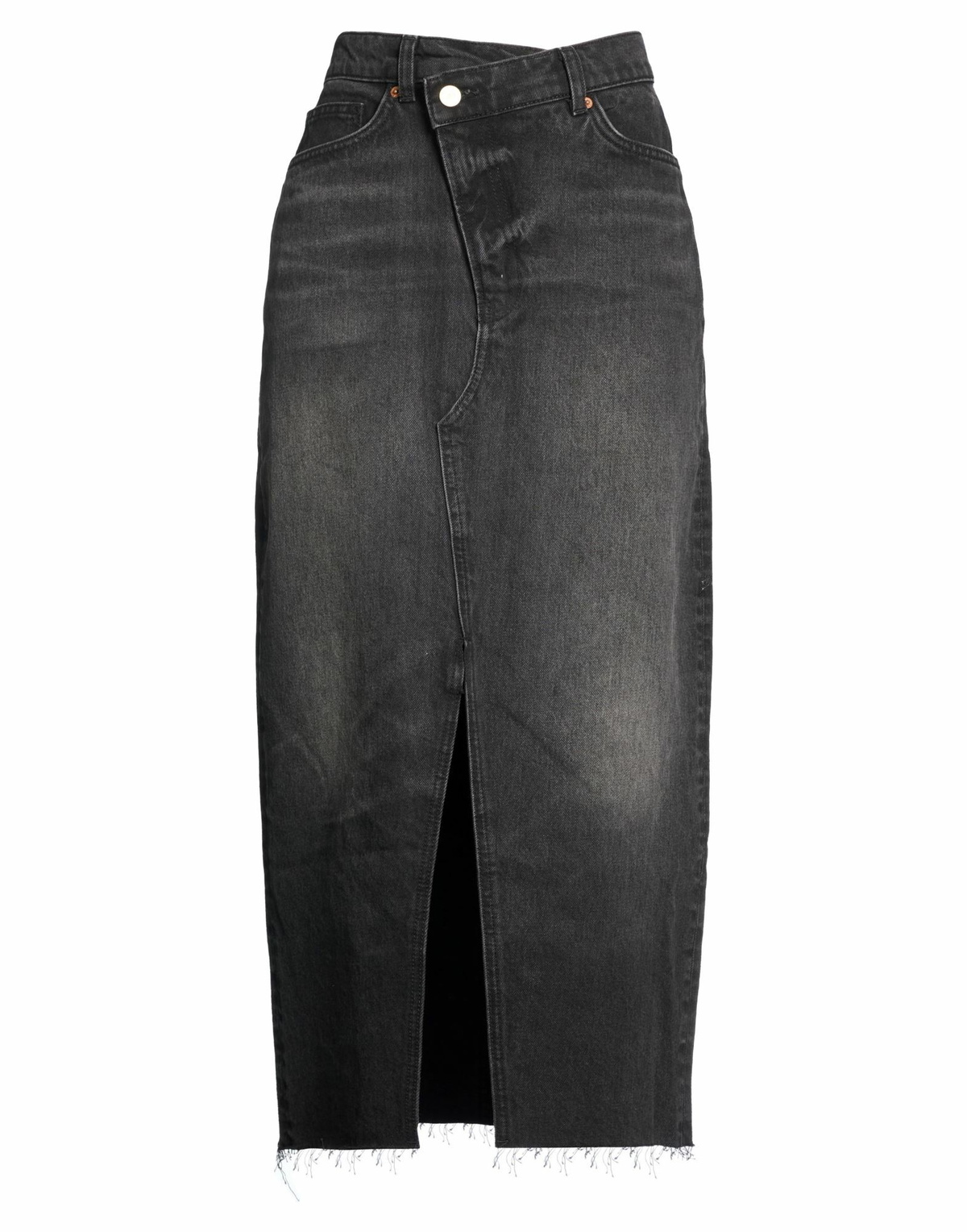 Reformation Womens Denim skirt in Black