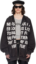 VAQUERA Black Print Hoodie