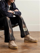 Visvim - Beuys Leather-Trimmed Suede Desert Boots - Neutrals