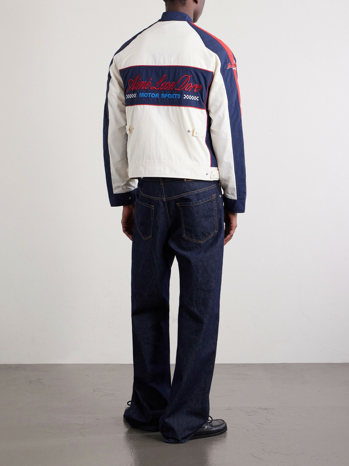 Aimé Leon Dore - Logo-Embroidered Shell Lightweight Jacket - White