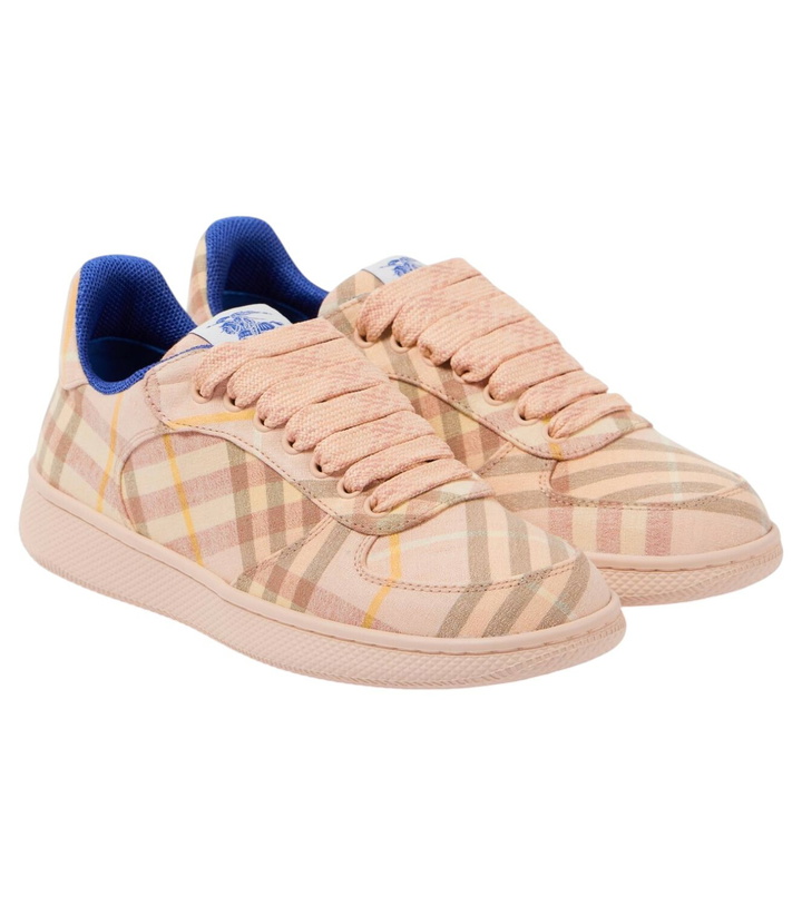 Photo: Burberry Terrace EKD Burberry Check sneakers