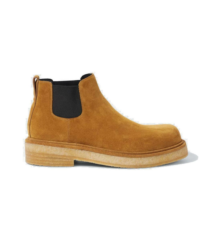 Photo: Bottega Veneta Haddock suede Chelsea boots