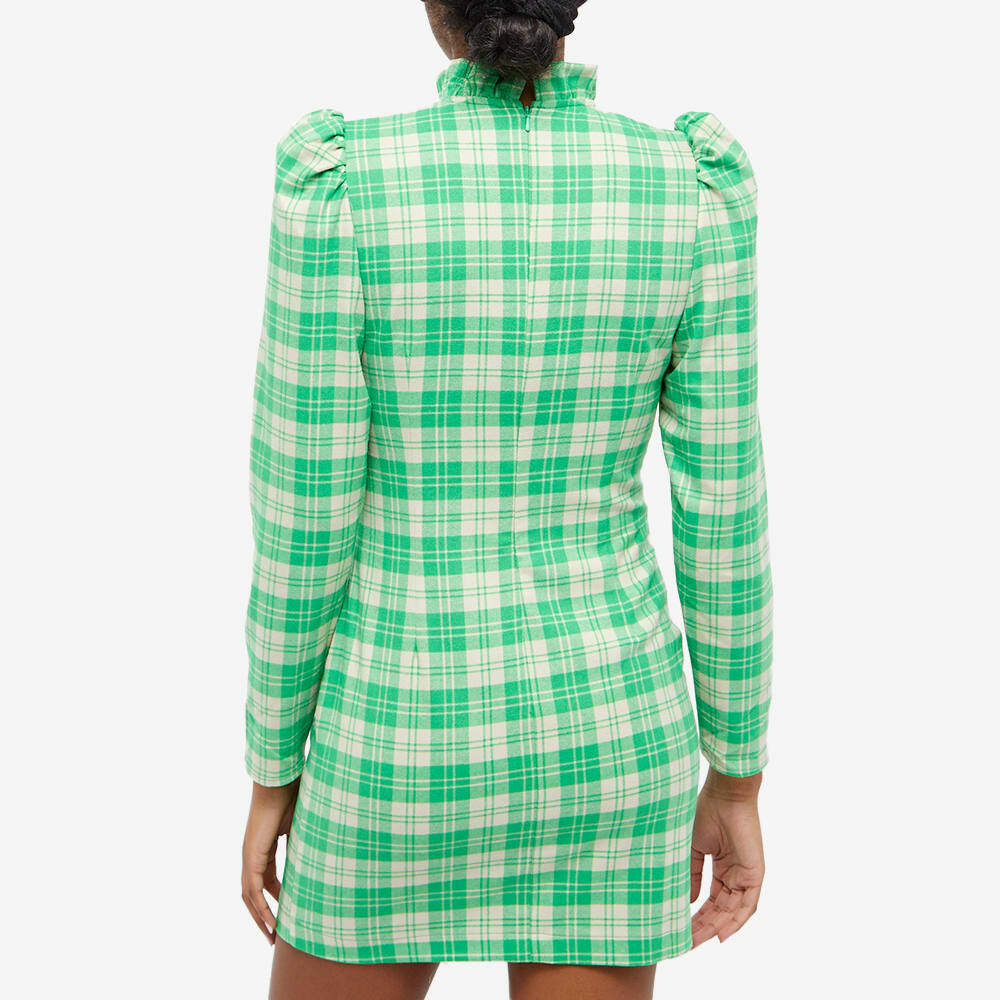 green emerald velvet dress Pinewood Trail Flannel Maxi Dress main image 1