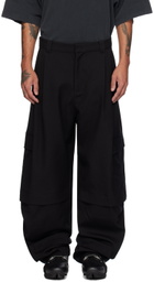 NAMESAKE Black Cassell Layered Cargo Pants