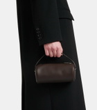 The Row Round 90's leather tote bag